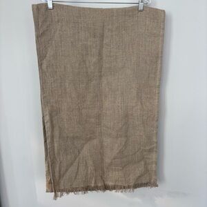 Crate&Barrel Beckett Natural Table‎ Runner